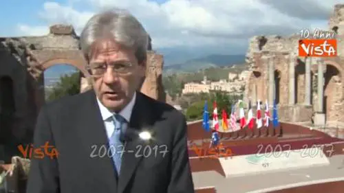 Gentiloni: "Al G7 chiediamo risultati" 
