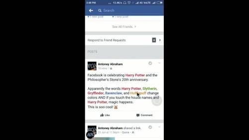 Vent'anni di Harry Potter, la sorpresa di Facebook per i fan