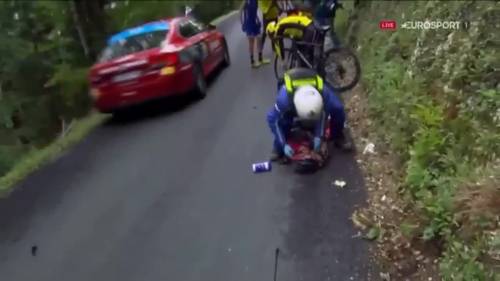 Tour de France, la terribile caduta di Richie Porte