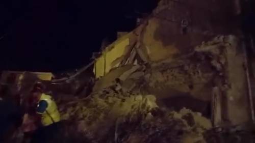 Ischia, crolla un edificio a Casamicciola