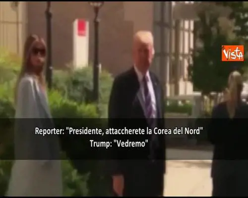 Nord Corea, Trump: "Attacco militare? Vedremo"