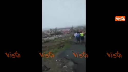 Irma, case divelte e allagamenti