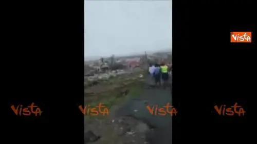 Irma, case divelte e allagamenti