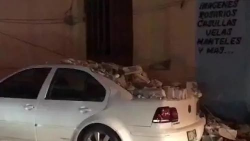 Messico, danni alle abitazioni nel Chiapas