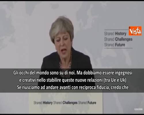 May: "Serve accordo creativo con Ue"