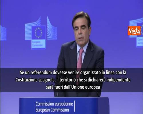 Ue: "Referendum in Catalogna illegale"