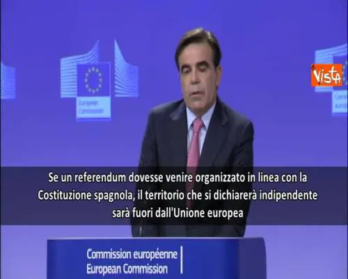 Ue: "Referendum in Catalogna illegale"