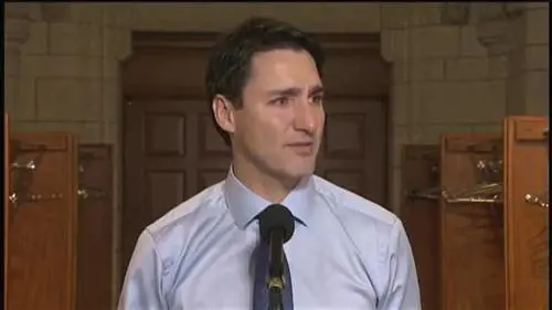 Trudeau ricorda il cantante morto di cancro e si commuove