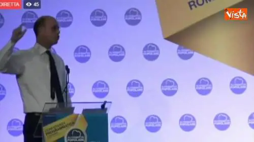 Il discorso di Alfano alla conferenza programmatica di AP siamo pronti a correre da soli