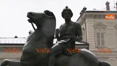 Neve in centro a Torino