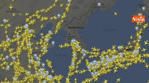 Così gli aerei evitano di sorvolare la Corea del Nord