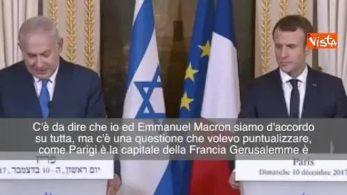 Gerusalemme capitale, Macron: "Trump è pericolo per la pace". Ed è scontro con Netanyahu