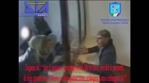 Michele Zagaria parla con la sorella