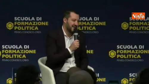 Salvini scherza: sono andato dall'Annunziata come penitenza per la sconfitta del Milan