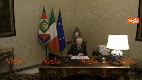 Mattarella firma il decreto di scioglimento delle Camere