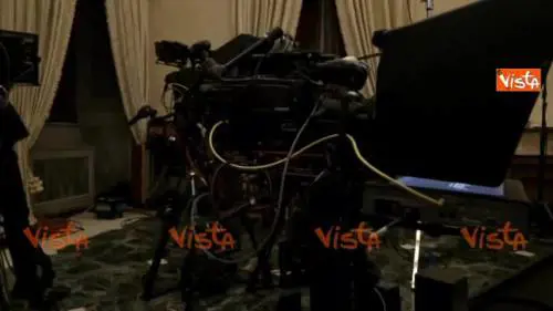 Discorso di fine anno di Mattarella, le immagini dei preparativi