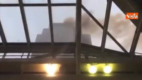 Incendio in cima alla Trump Tower