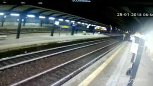 Pioltello, il treno pochi istanti prima dello schianto