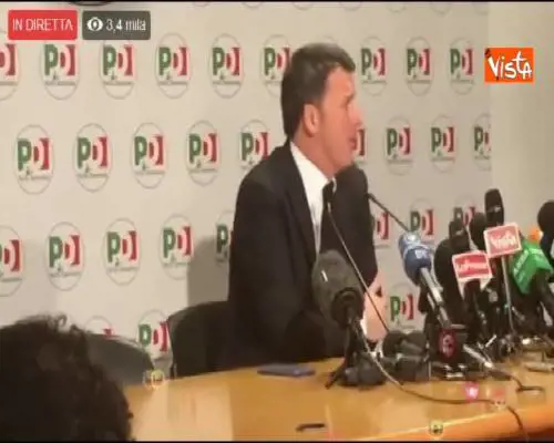 Renzi: "Lascio la guida del Pd"