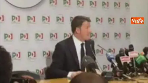 Renzi: "Si riparte dal basso con grande umiltà"