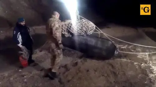 Così il Genio ha disinnescato un ordigno a Fano