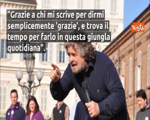 Grillo ai suoi: "Io non mollo, saro' la vostra voce"