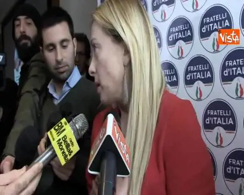 Meloni: ''Pd mi fa solo ridere non sono fatta per queste alchimie''