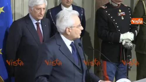 Mattarella: "Servono intese, non sono ancora emerse"