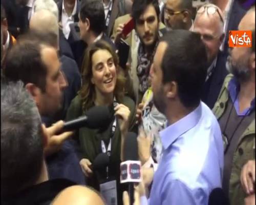 Salvini a Vinitaly: "A Di Maio offrirei uno 'Sforzato'. Deve fare di più"