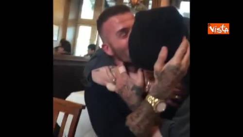 Beckham si commuove per la sorpresa del figlio