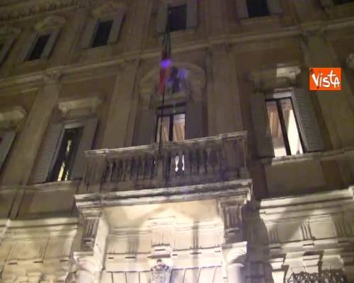Vertice centrodestra, Meloni e Salvini lasciano Palazzo Grazioli