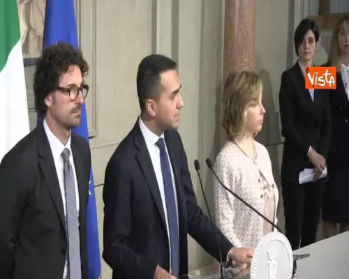 Di Maio: "Non sono stato io impedimento a firma contratto con la Lega, ok a figura terza"