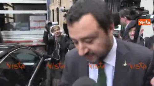 Salvini al Colle: ''Arrivare in ritardo è da maleducati''