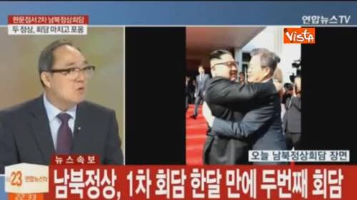 Nord Corea, incontro Kim-Moon meeting di due ore a Panmunjom