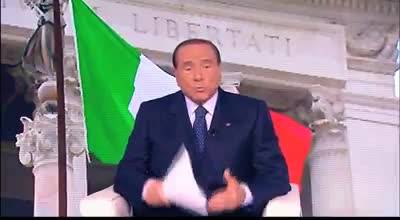 Berlusconi: "Italiani di buona volontà scendano in campo"