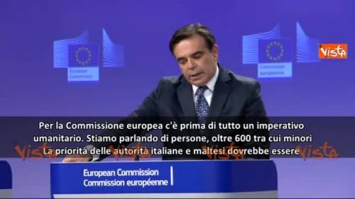 Aquarius, l'Ue: "Imperativo umanitario, subito sbarco in sicurezza"