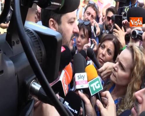 Pontida al via, Salvini: "Europee referendum tra noi ed elite Ue"