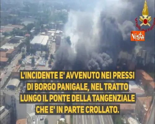 Tir esplode sulla A14, inferno sul raccordo autostradale di Bologna - Infografica