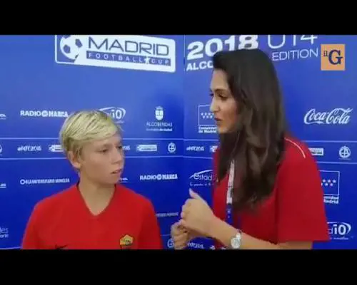 Totti jr campione di fairplay...e parla inglese