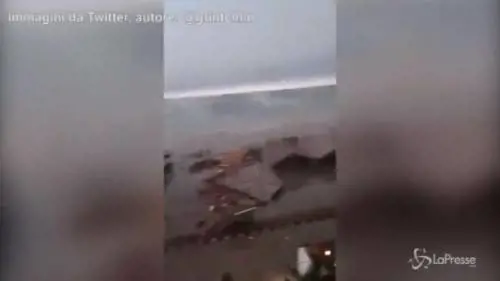 Lo tsunami in Indonesia