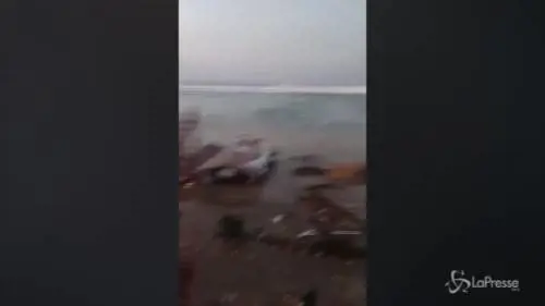 Morte e devastazione dopo terremoto e tsunami