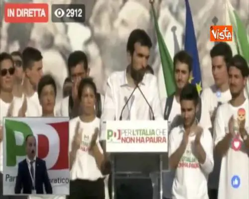 Il Pd "riparte" da Piazza del Popolo