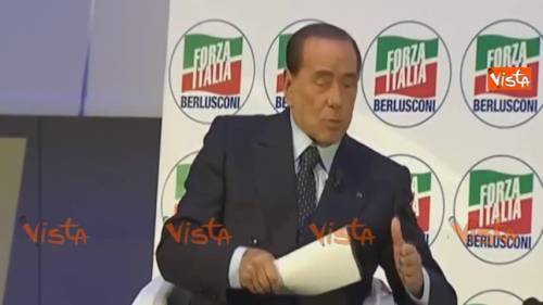 Berlusconi: "La Lega è nemica del lavoro"