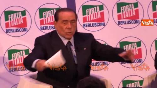 Berlusconi: "La giustizia del M5s è fatta di manette e fa paura"