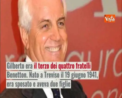 È morto Gilberto Benetton: aveva 77 anni