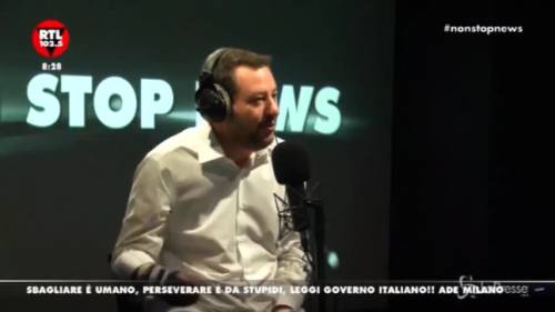Salvini: “La Ue può mandare letterine fino a Natale”