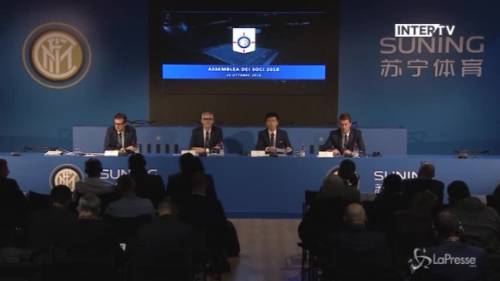 Inter, il nuovo presidente del club Zhang: "Obiettivo ricostruire la squadra su solide fondamenta"