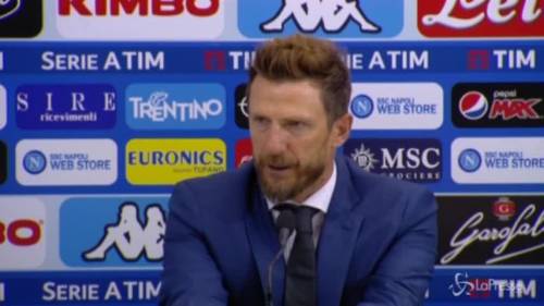 Di Francesco: "Confermo, Napoli unica anti-Juve"