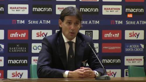 Lazio-Inter, Inzaghi: “Nessun alibi, avremmo dovuto far meglio”