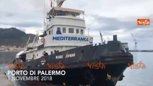 La nave Mare Jonio salpa dal porto di Palermo, Mediterranea alla sua seconda missione in mare